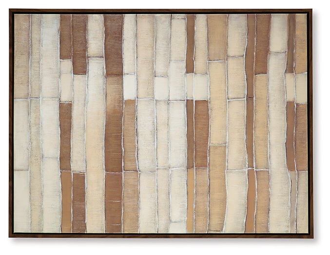 Ashley Furniture Kalanmore Wall Art featuring a stylish, modern design with vibrant colors and textured details for wall decor.