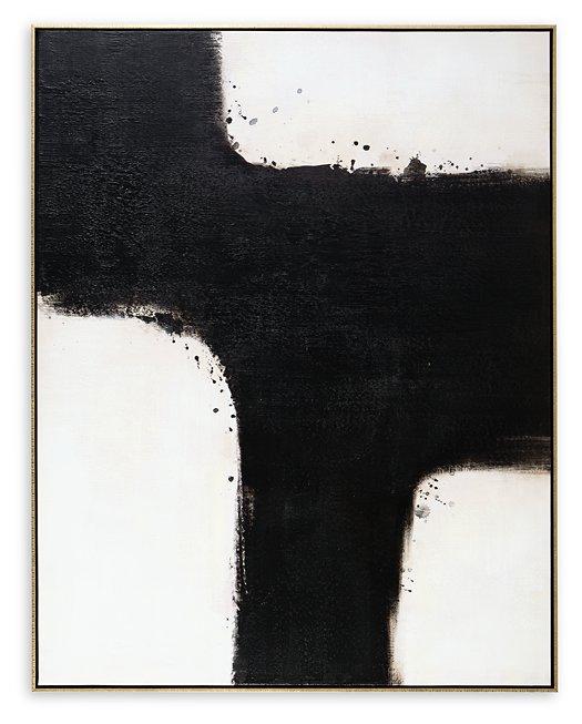 Reighlea Wall Art by Ashley Furniture featuring a modern, abstract design suitable for contemporary home decor.