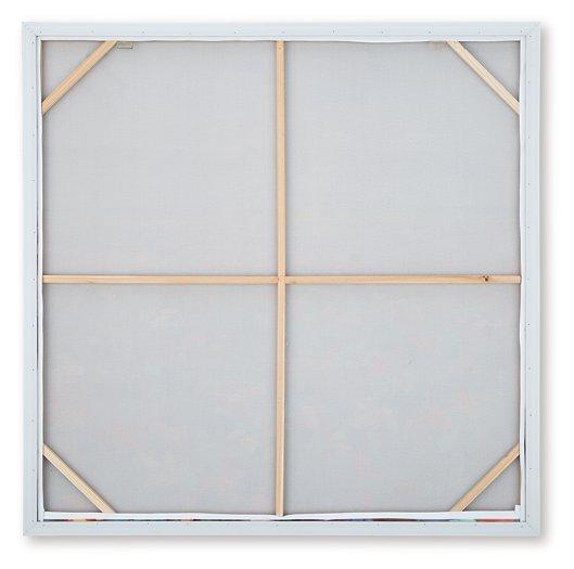 Ashley Furniture Sethford wall art featuring modern abstract design for stylish home decor.