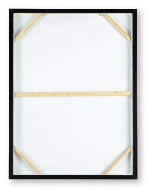 Ashley Furniture Siaking wall art featuring a modern abstract design in neutral tones, ideal for contemporary home decor.