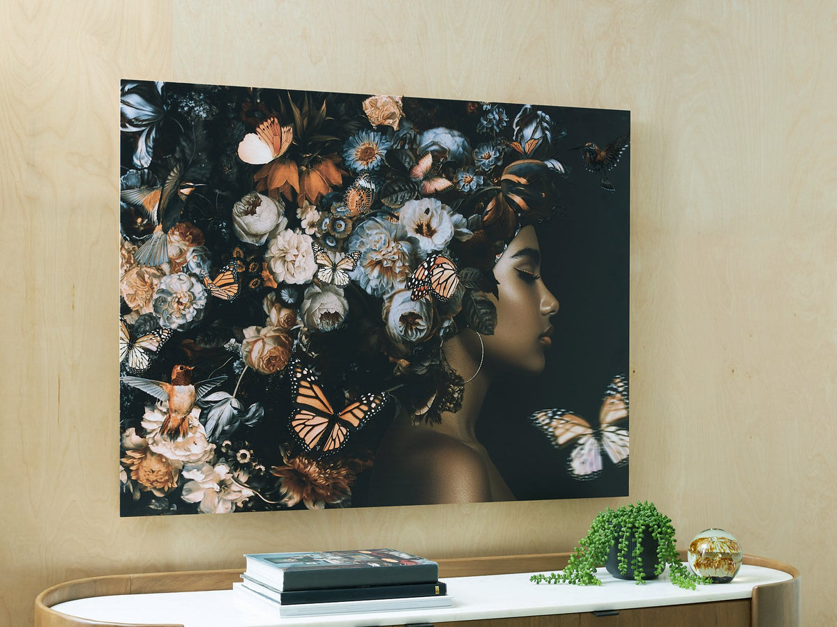 Ashley Furniture Valfer wall art featuring modern abstract design with vibrant colors, perfect for stylish home decor.