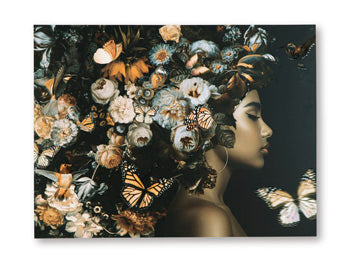Ashley Furniture Valfer Wall Art featuring a modern abstract design in neutral tones, suitable for contemporary interior decor.