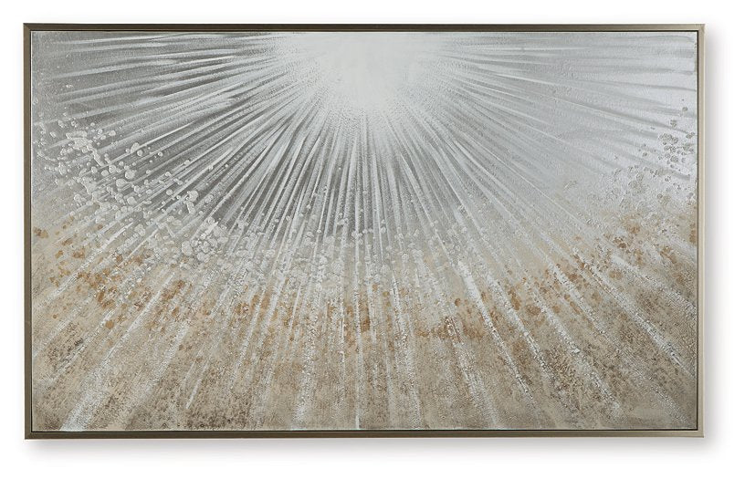 Ashley Furniture Waldard Wall Art featuring a modern, abstract design suitable for contemporary home decor.