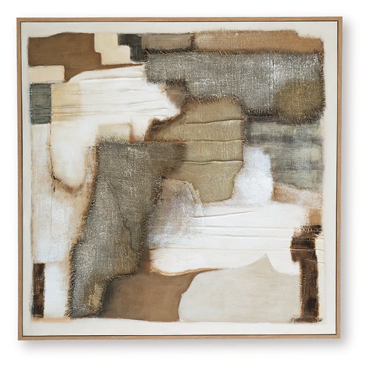 Ashley Furniture Wylander wall art featuring a modern, abstract design on a neutral background, ideal for contemporary home decor.