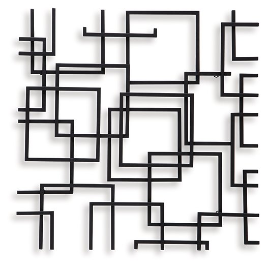 Ashley Furniture Aadanton wall decor featuring modern geometric design for stylish home interior enhancement.