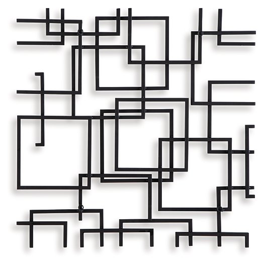Ashley Furniture Aadanton wall decor featuring a stylish, modern design suitable for enhancing living space aesthetics.