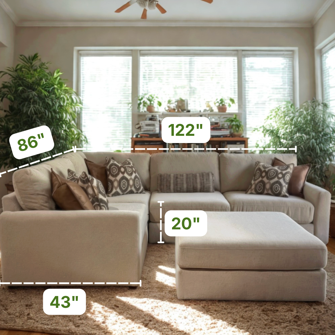 Sequoia Corner Sectional (4pc) - Pull Up A Couch