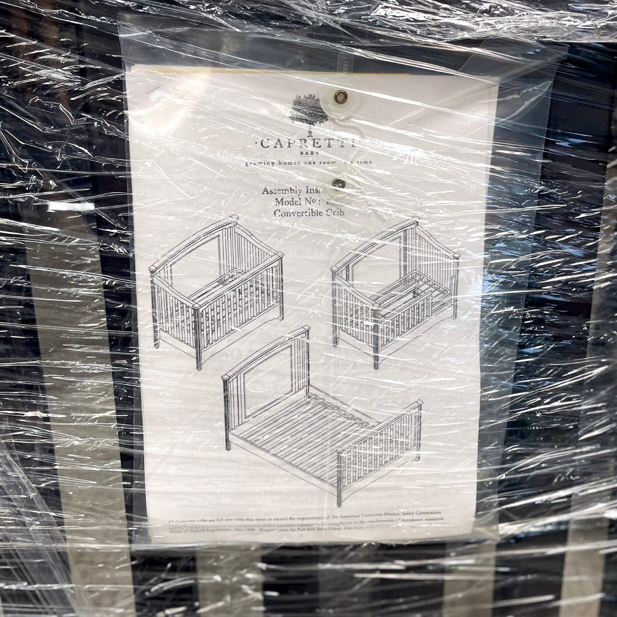 Solid Wood Convertible Bed Frame - (Full)