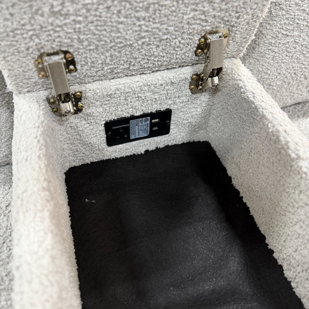 Boucle Sofa & Loveseat w/Power Recliners