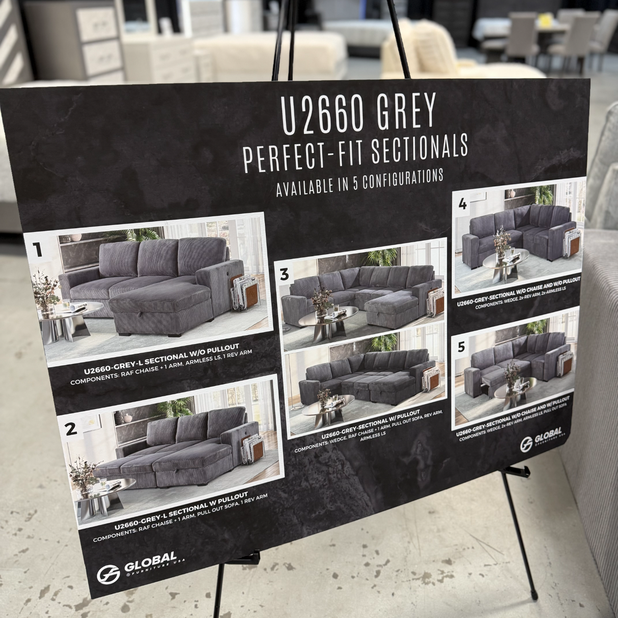 Modular Couch w/Pop Up Bed and Storage Chaise