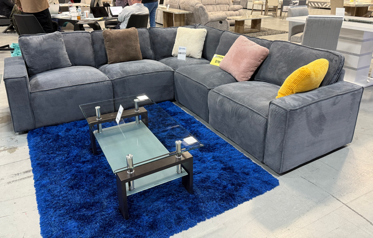 Modular 5pc Sectional w/Power Recliners