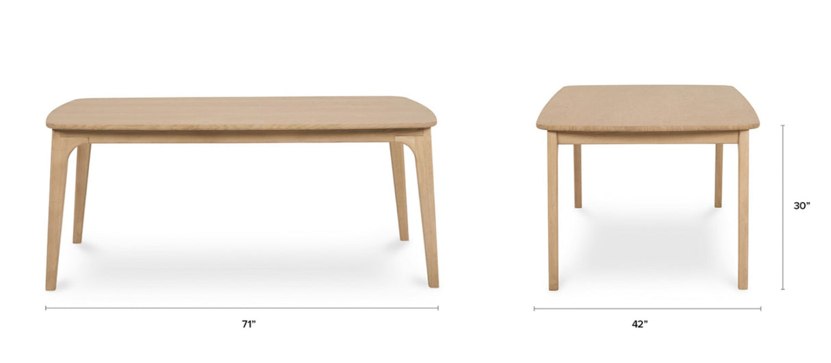 ARTICLE - Plumas Dining Table for 6 (White Oak)