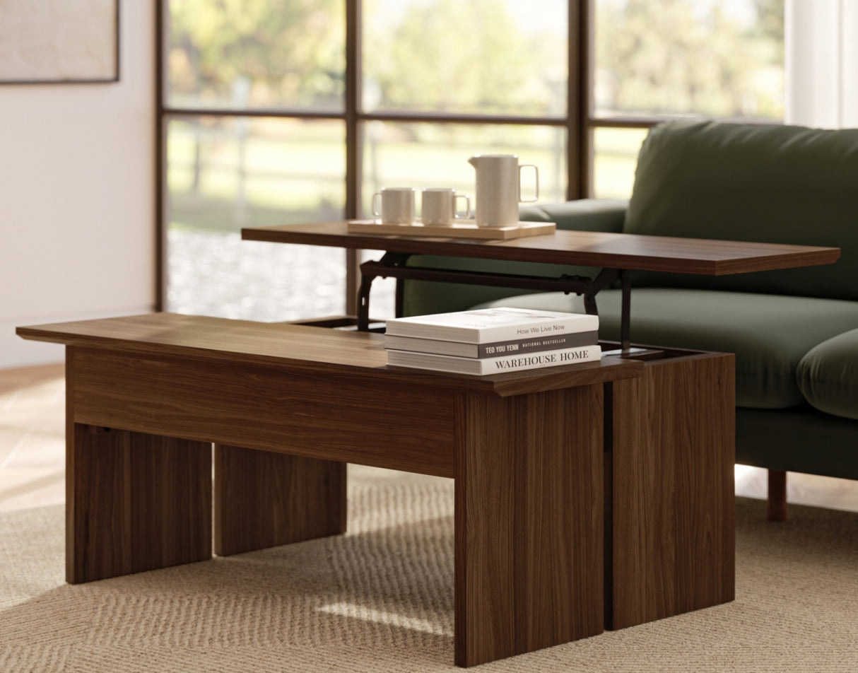 ARTICLE - Karl Lift-Top Coffee Table (Walnut)