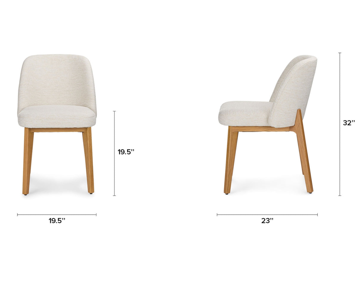 ARTICLE - Alta Dining Chair (Oak and Ivory)