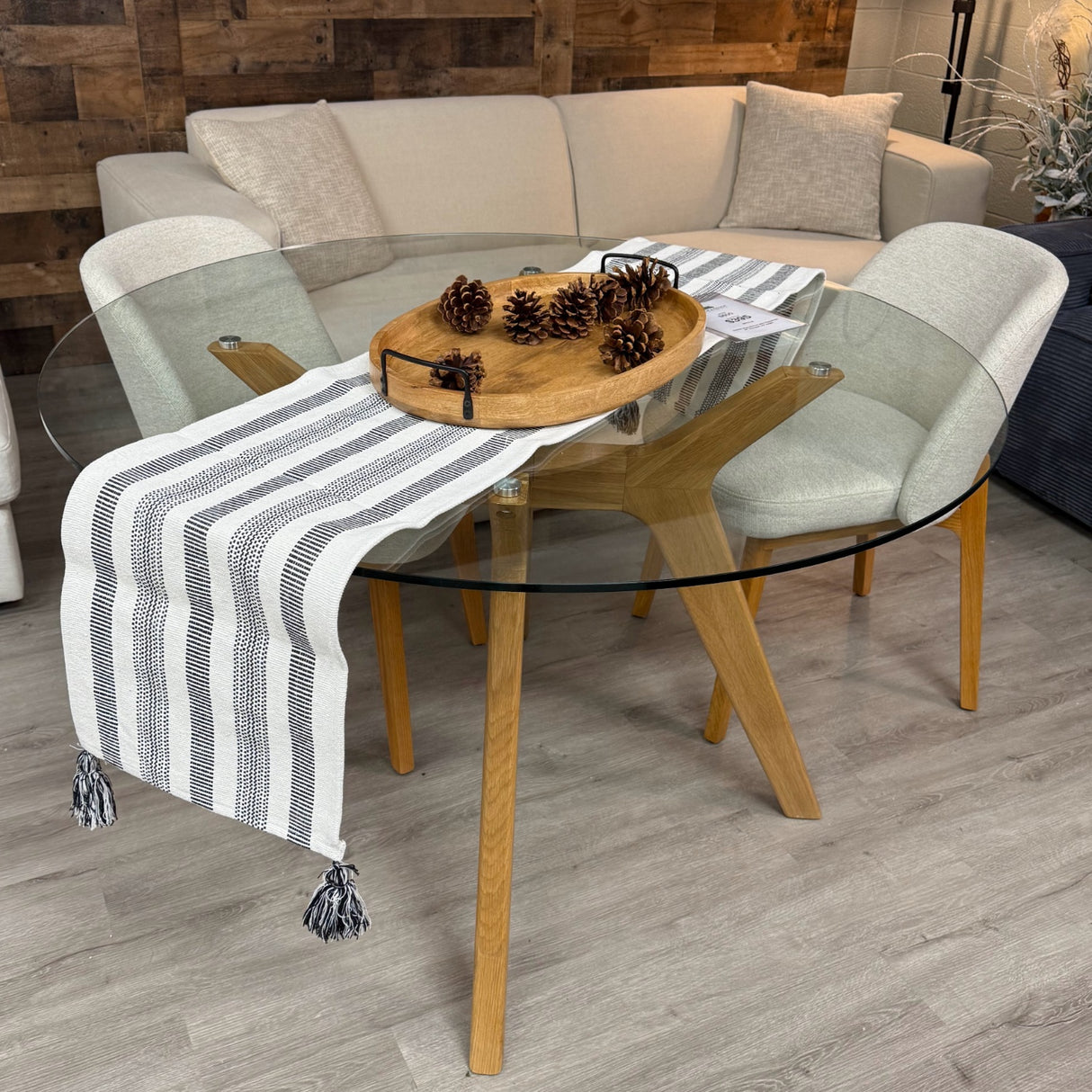 ARTICLE - Emmer Dining Table for 4 (Glass Top)