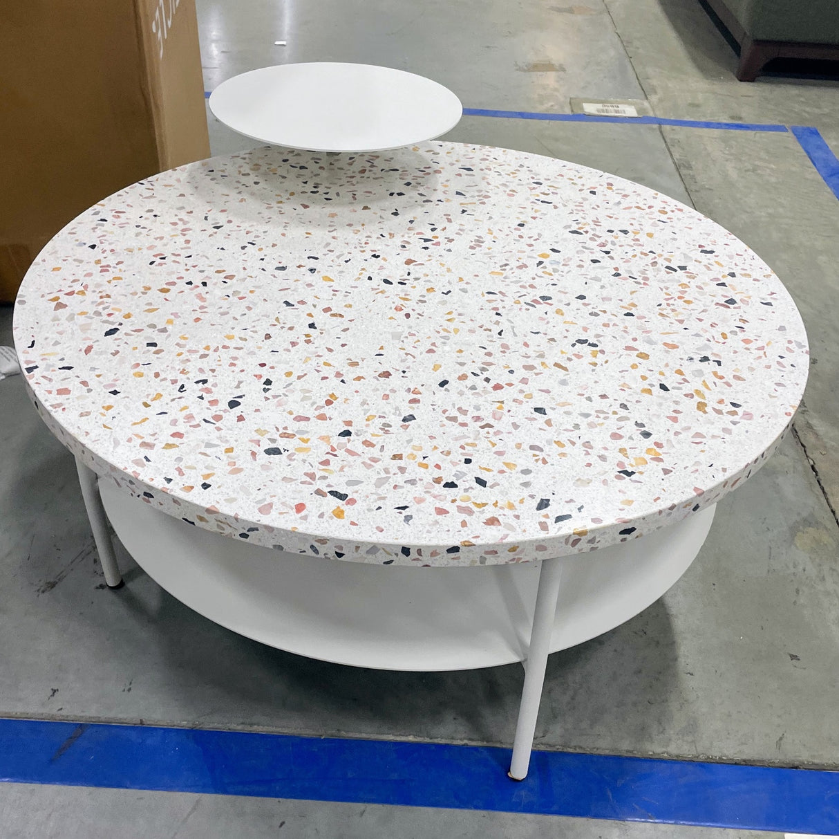 ARTICLE - Bek Terazzo Concrete / Steel Outdoor Coffee Table