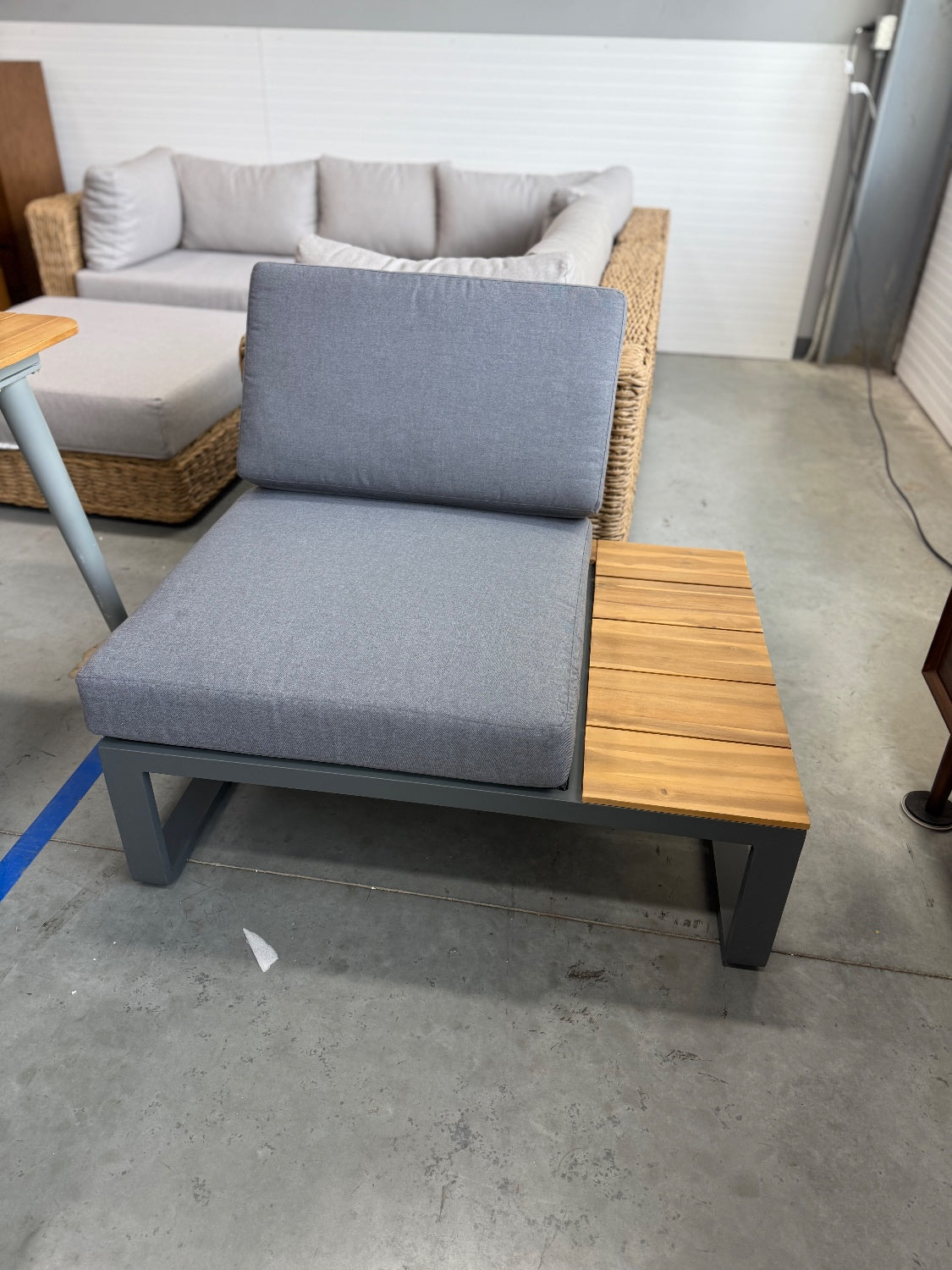 ARTICLE - Kezia 40" Outdoor Chair (Whale Gray)