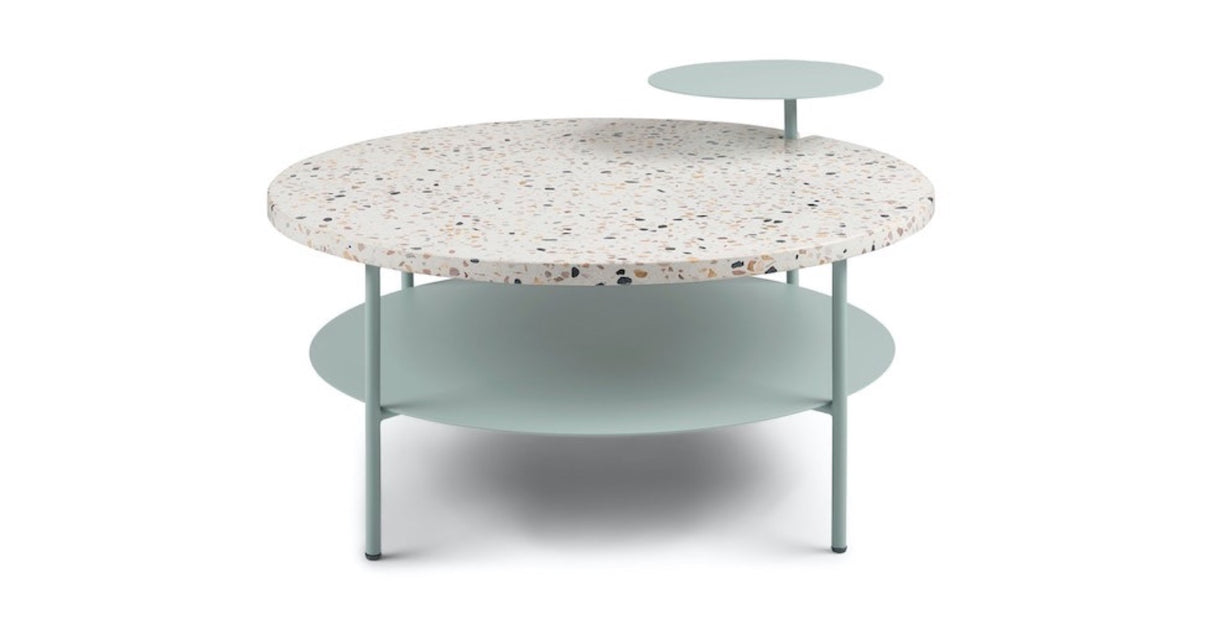 ARTICLE - Bek Terazzo Concrete / Steel Outdoor Coffee Table