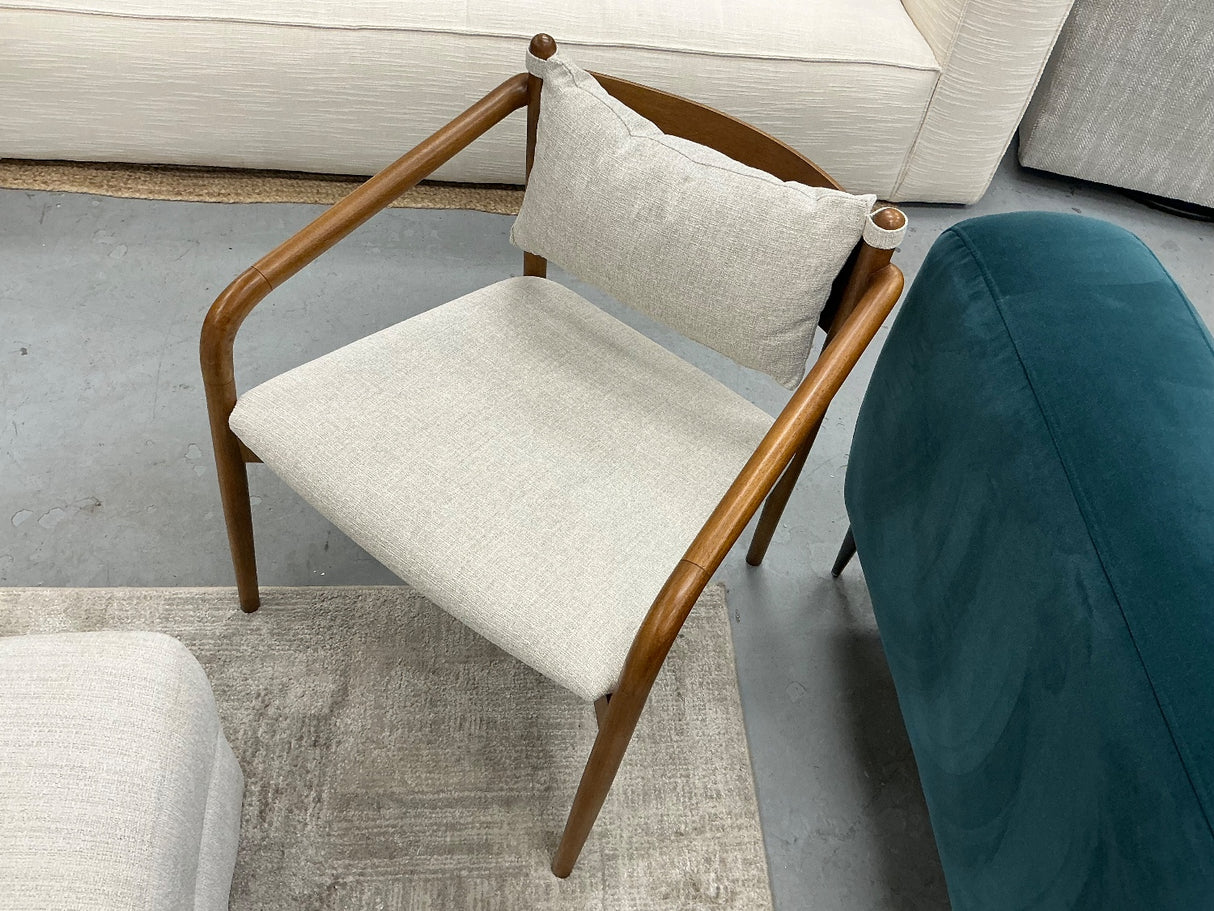 ARTICLE - Lento Lounge Chair (Gray & Walnut)