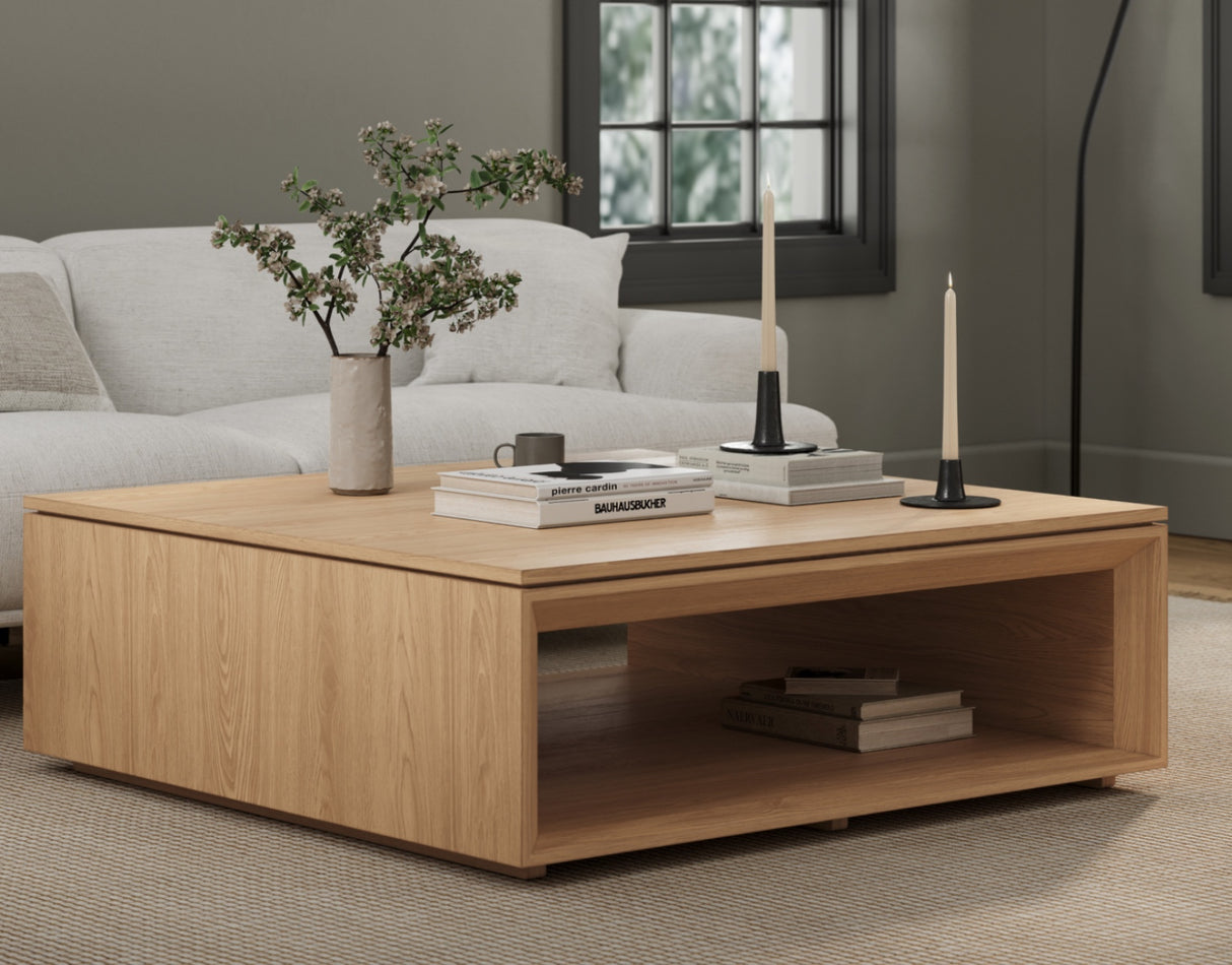 ARTICLE - Suri Square Coffee Table (White Oak)