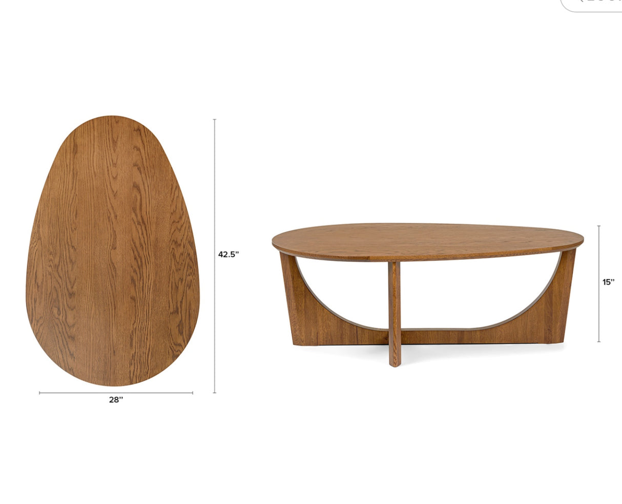 ARTICLE - Tovi Coffee Table (Smoked Oak)