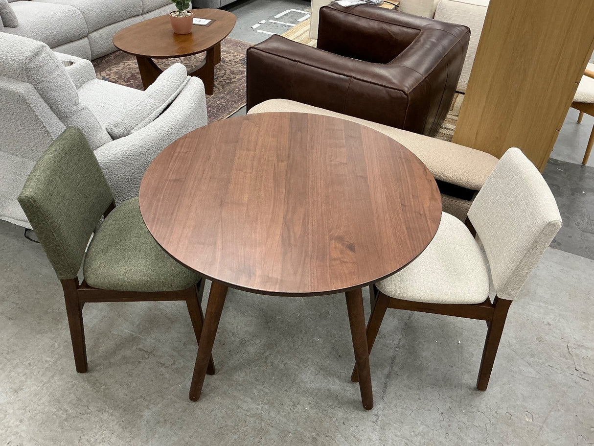 ARTICLE - Seno Round Dining Table for 2 (Walnut)