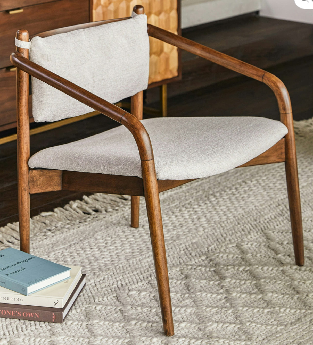 ARTICLE - Lento Lounge Chair (Gray & Walnut)