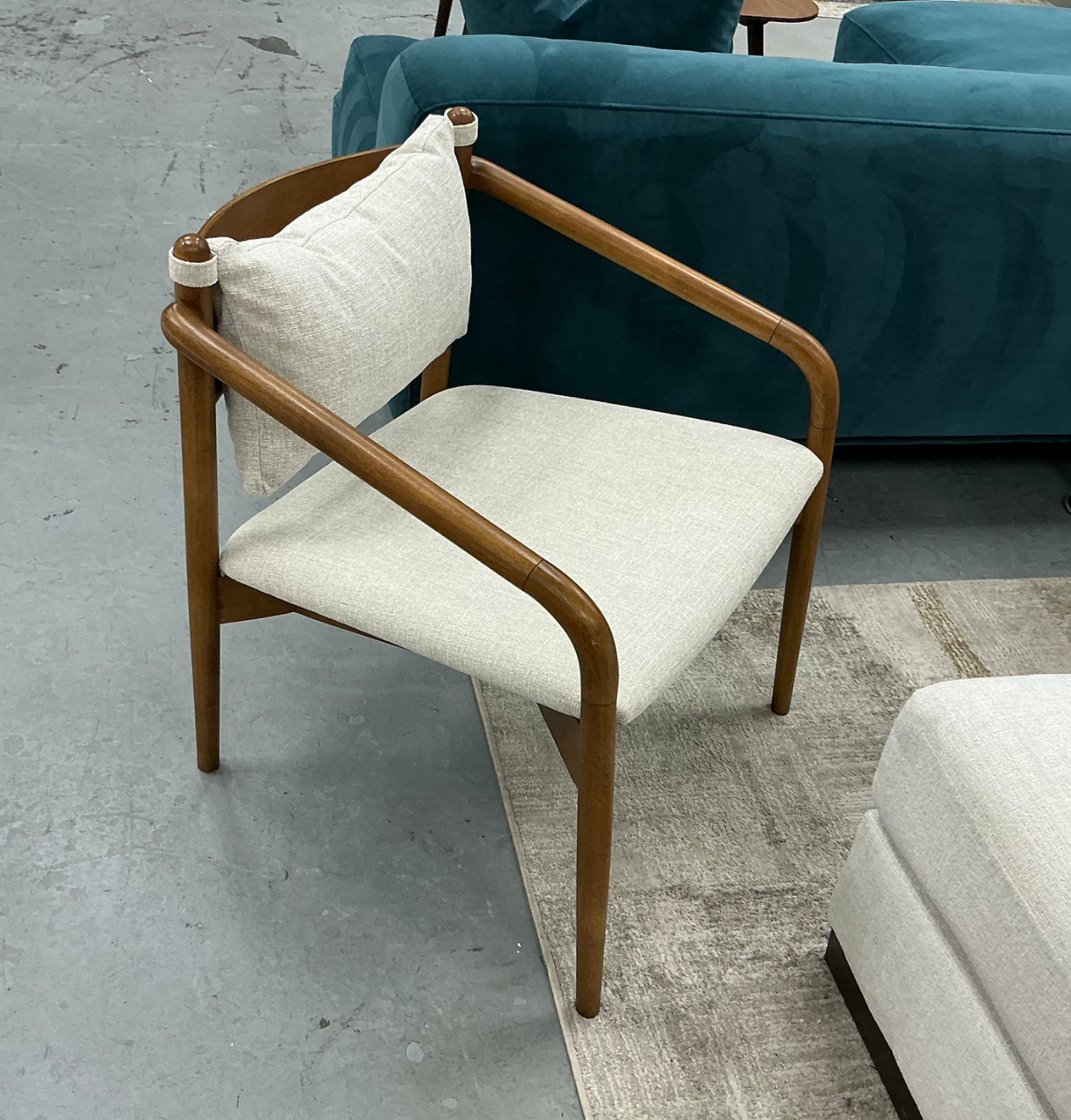 ARTICLE - Lento Lounge Chair (Gray & Walnut)