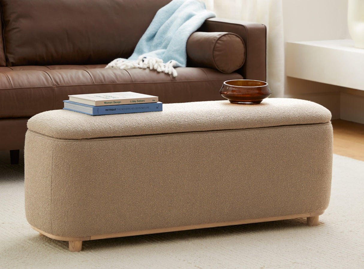 ARTICLE - Maribo Storage Ottoman (Bouclé)
