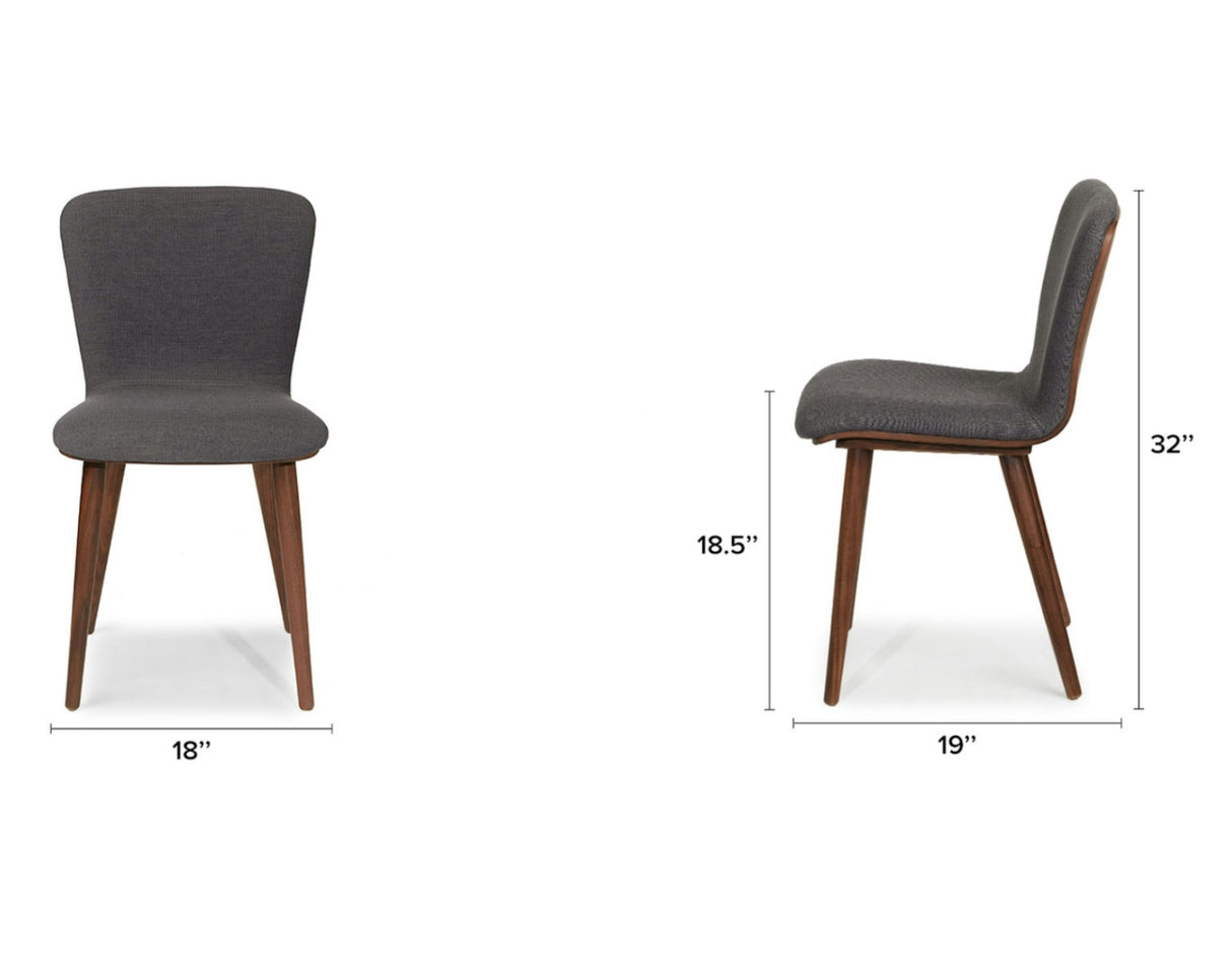 ARTICLE - Sede Dining Chair (Walnut + Miller Gray)