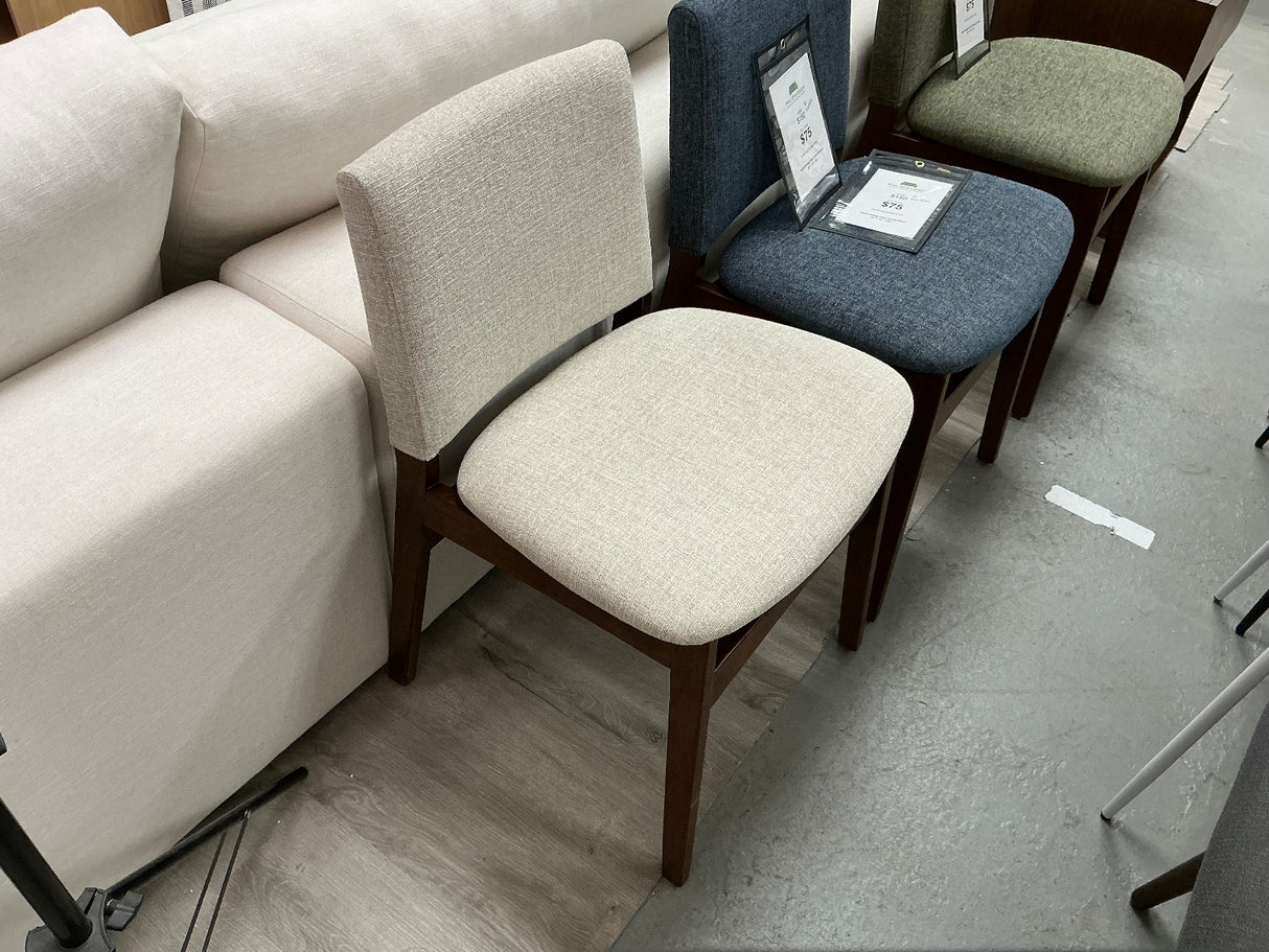 ARTICLE - Nosh Dining Chairs (Walnut and Chalk Gray)