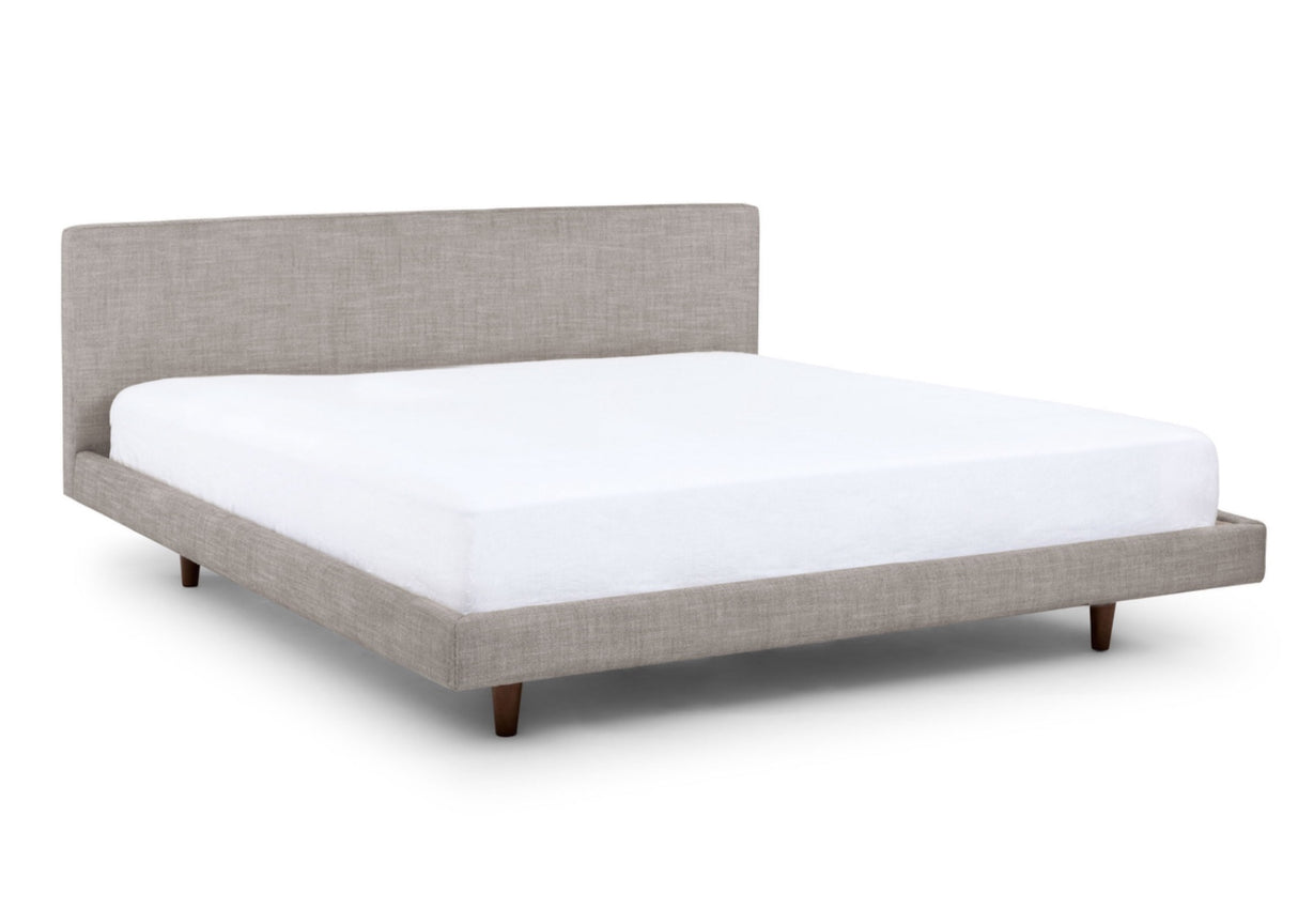 ARTICLE - Tessu Gray Upholstered King Bed