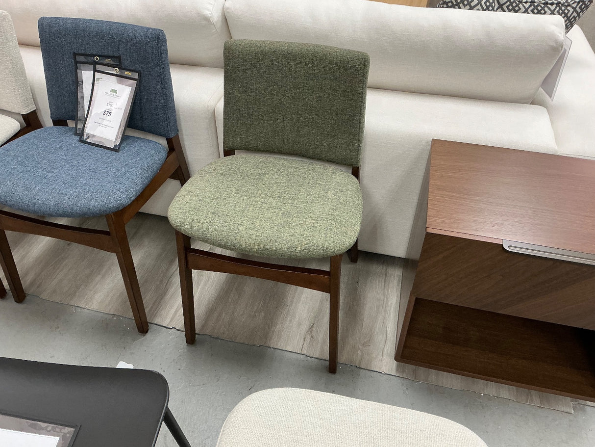 ARTICLE - Nosh Dining Chairs (Walnut and Hemlock Green)