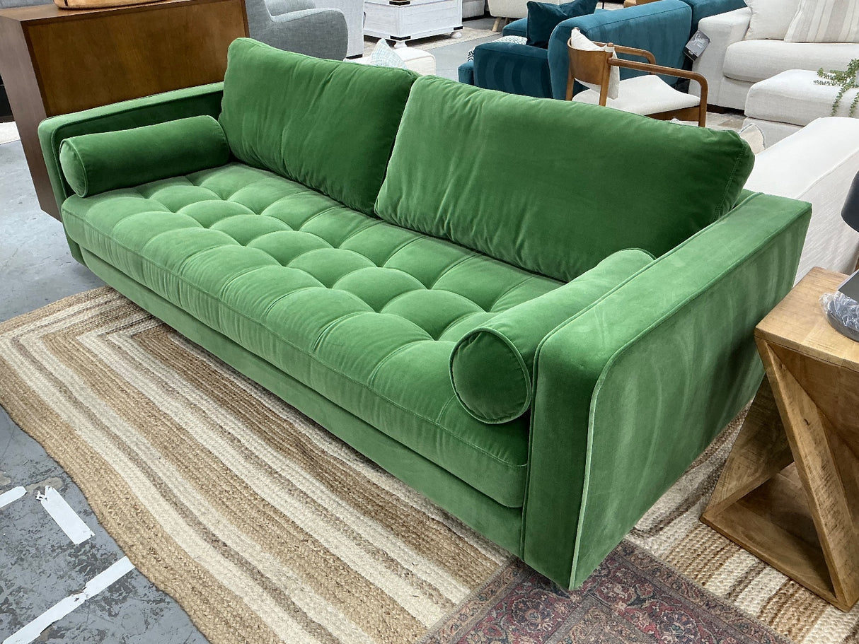ARTICLE - Sven 88" Sofa (Grass Green Velvet)
