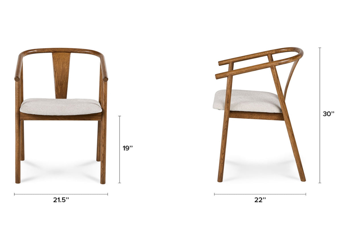 ARTICLE - Fonra Dining Chairs (Smoked Oak)
