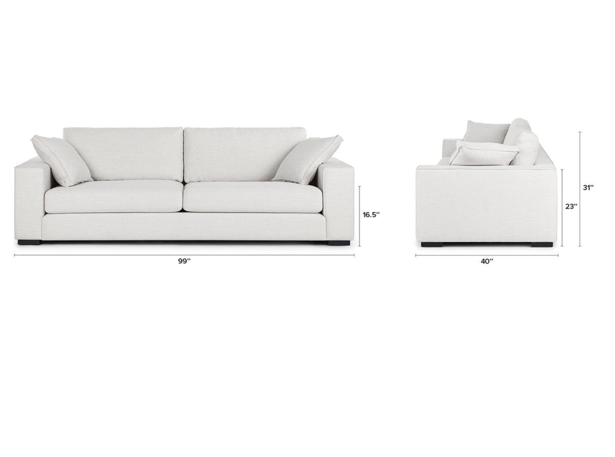 ARTICLE - Sitka 99β Sofa (Quartz White)