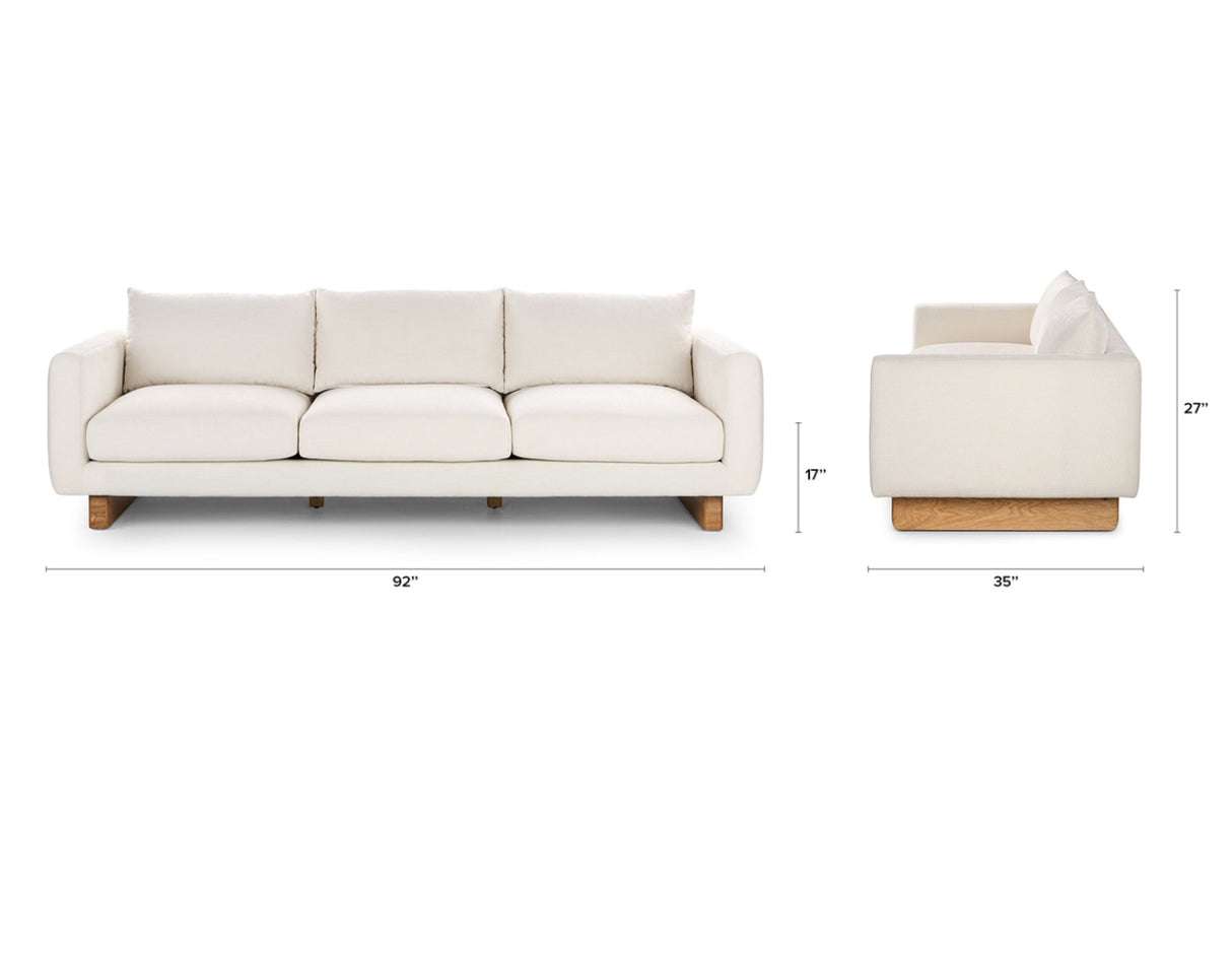 ARTICLE - Kalok Sofa (Buckler Ivory)