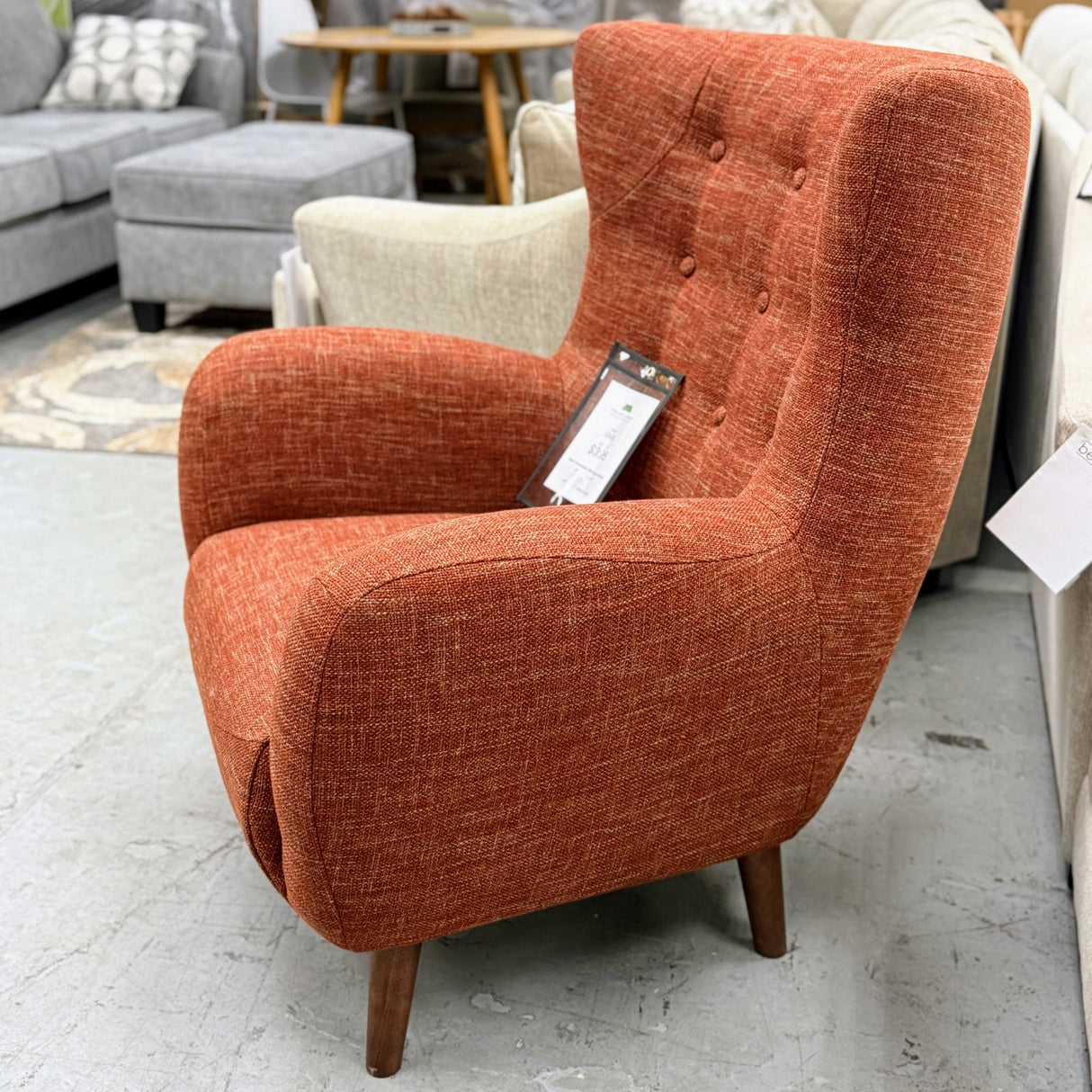 ARTICLE - Mod Armchair (Orange Spice)