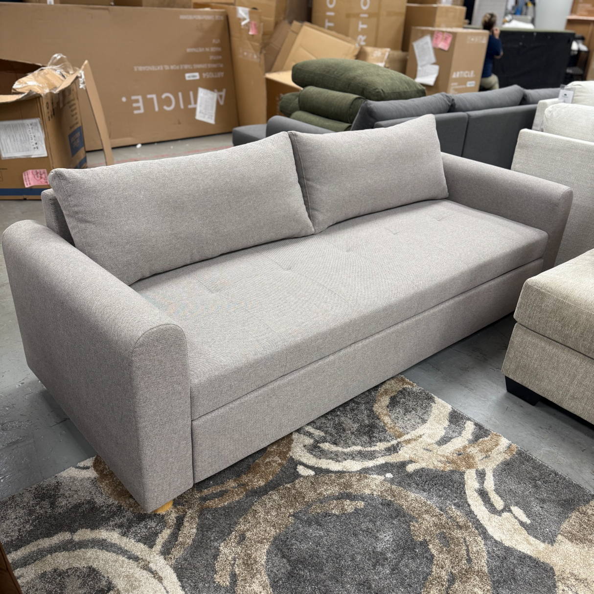 ARTICLE - Nordby Sofa Bed (Pep Gray)