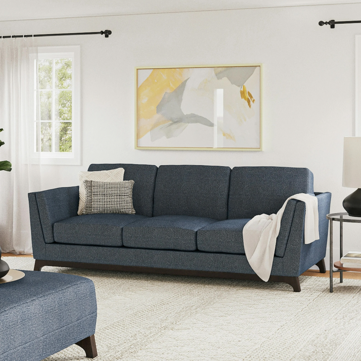 ARTICLE - Ceni 83" Sofa (Denim Blue)