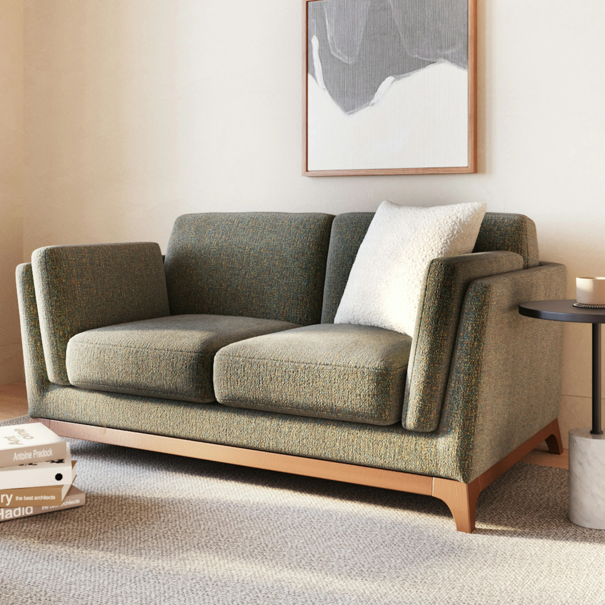 ARTICLE - Ceni 61" Loveseat (Hemlock Green)