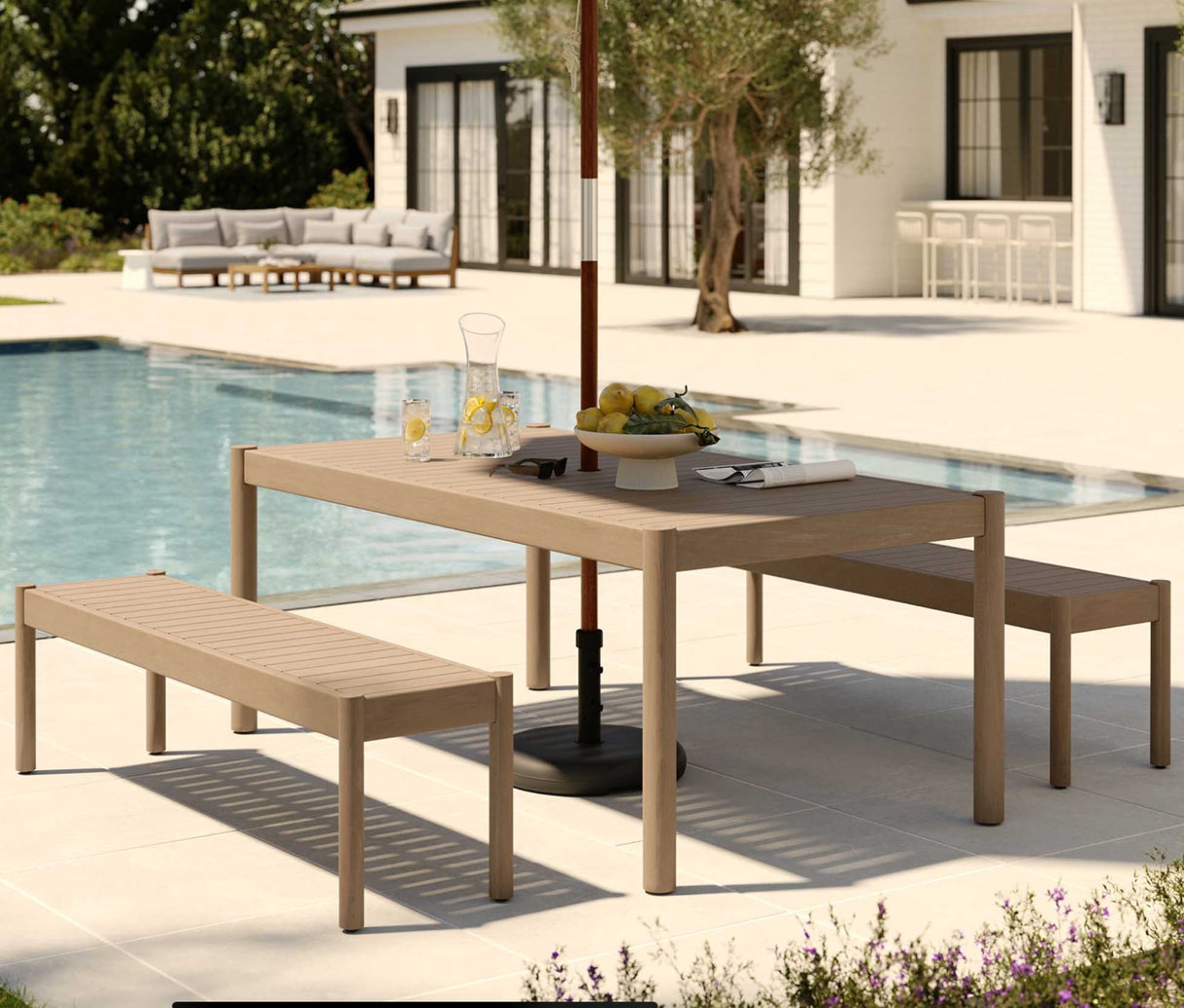 ARTICLE - Rosa Outdoor Dining Set (Eucalyptus)