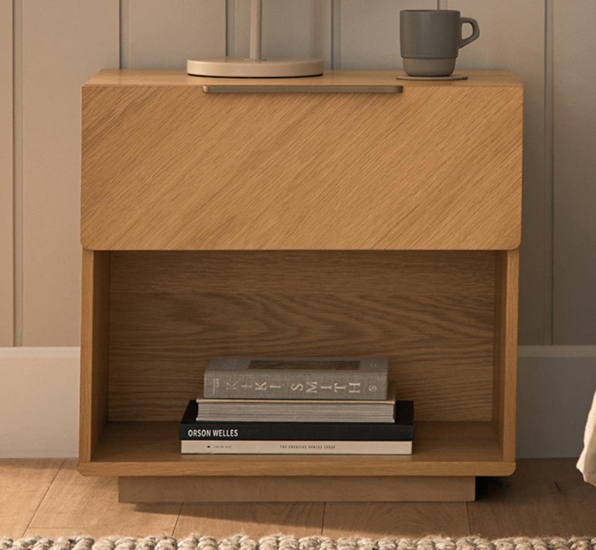 ARTICLE - Nera 1-Drawer Nightstand (Oak)