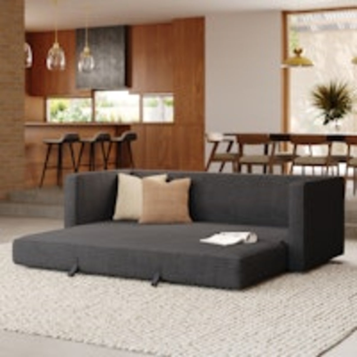 ARTICLE - Sven 88" Sofa Sleeper Bed (Napa Charcoal)