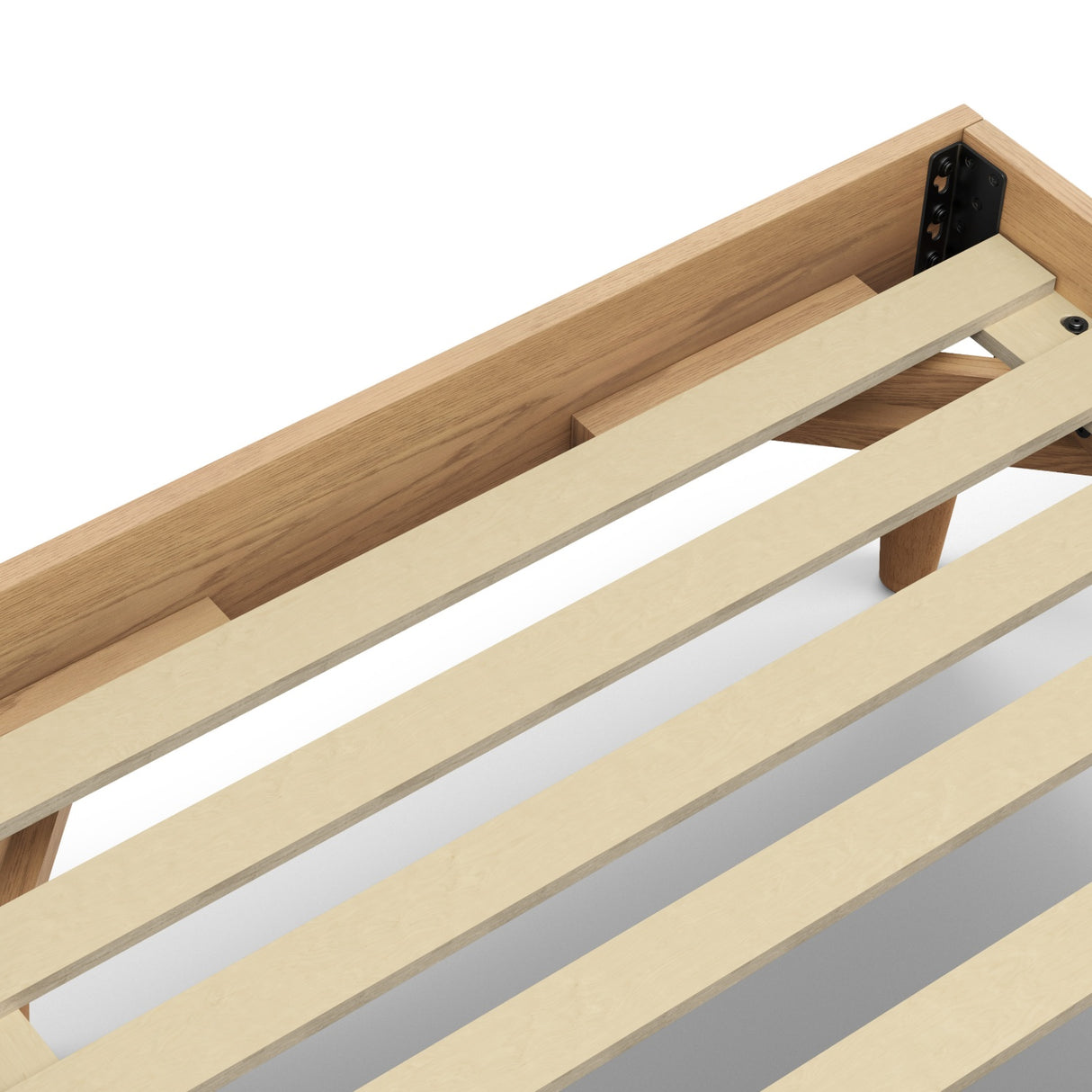 ARTICLE - BASI TWIN BED FRAME (White Oak)