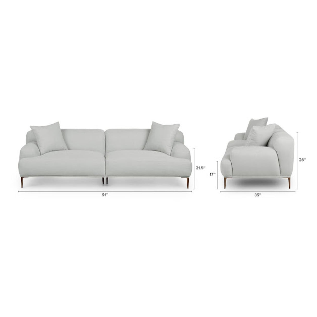 ARTICLE - Abisko 91" Sofa (Welsh Gray)