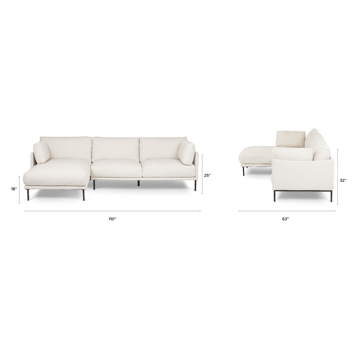 ARTICLE - Olsen 110" Left Sectional