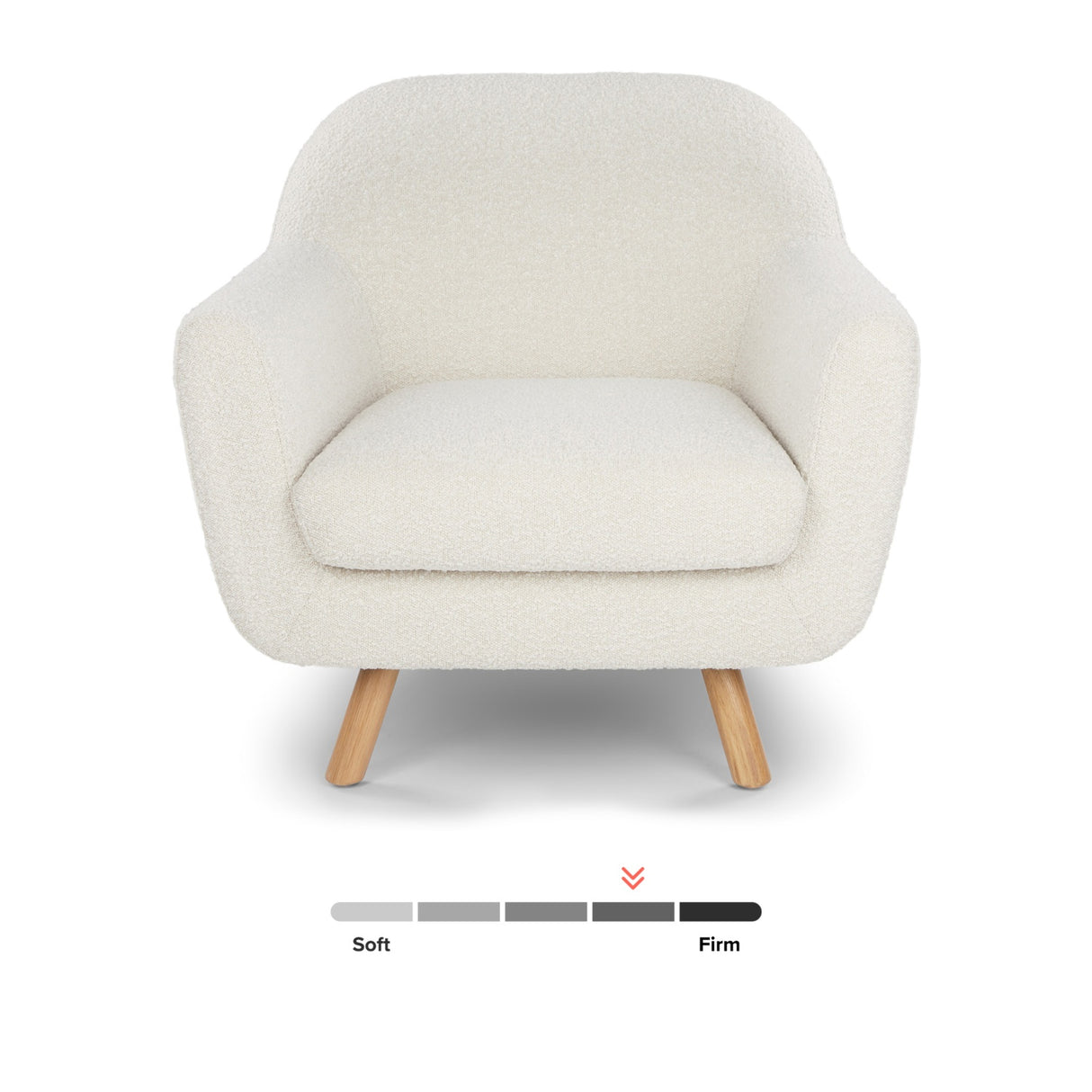 ARTICLE - Gabriola 34" Lounge Chair (Ivory Boucle)