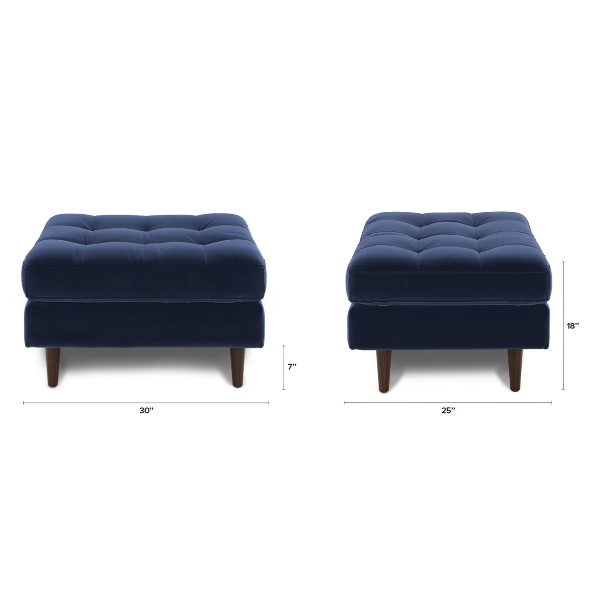 ARTICLE - Sven 30" Velvet Ottoman