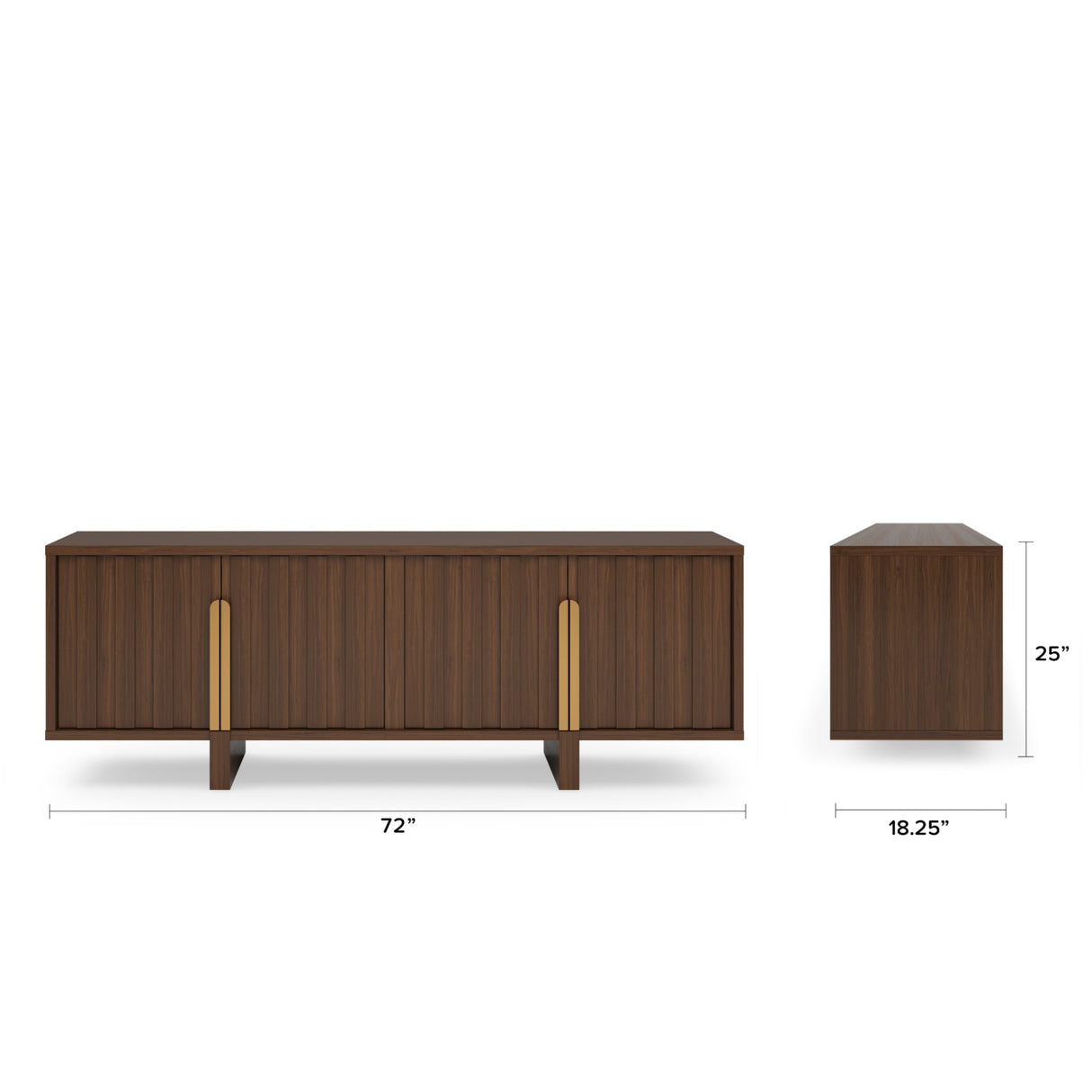 ARTICLE -Felix 72" Media Unit (Walnut)